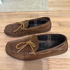 L.L. Bean Men's Tan Leather Loafers